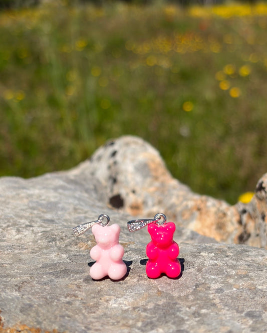 Teddy Charm silberne Schlaufe